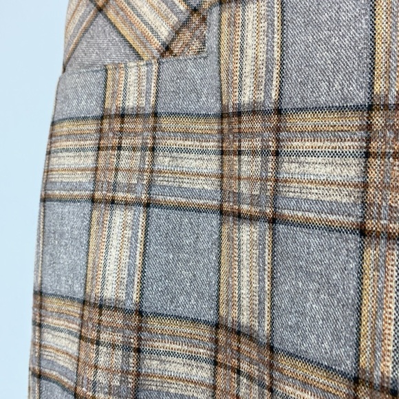 Tribal Plaid Leggings in Tan and Brown - Picture 9 of 15